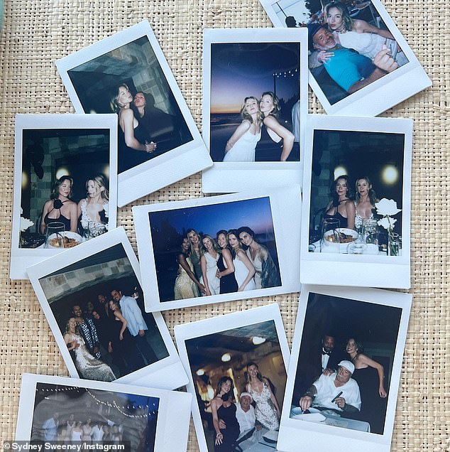 Sydney tagged her friends Kelley McCartney, Karina Kovsky, Hadley Robinson, Morganne Wray and Anastasia Lupu in Polaroid photos from their trip