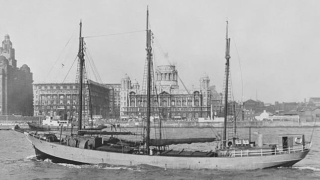 In the photo: The Wadden in its heyday, sailing between Liverpool and Ireland for almost forty years