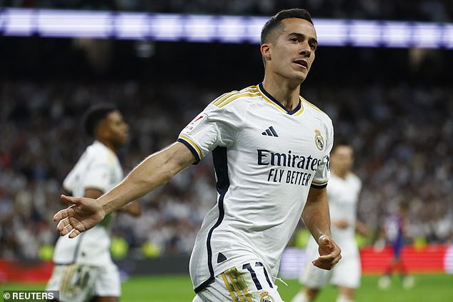 Lucas Vazquez leveled Los Blancos after Barca took the lead for the second time