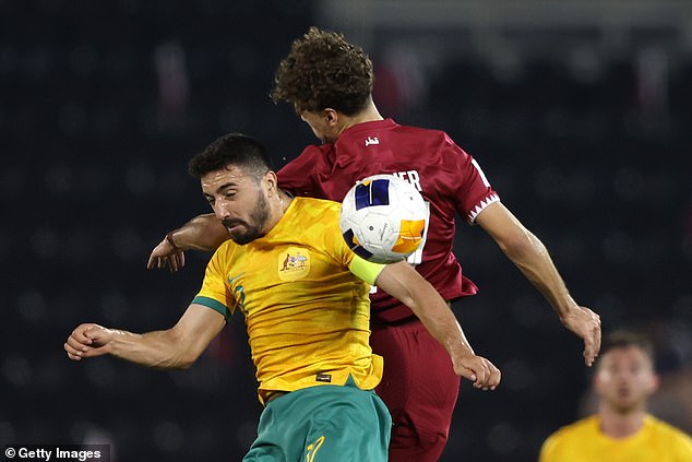 Olyroos captain Jacob Italiano had a golden opportunity two minutes before half-time, but his shot flew over the crossbar.