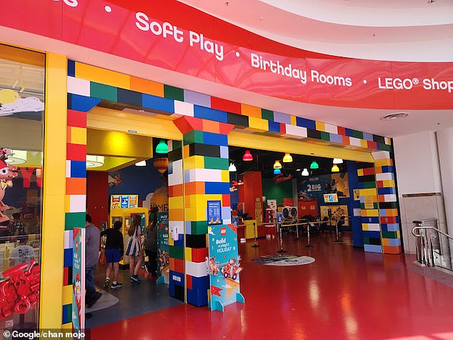 Legoland in Melbourne was also on the list, alongside three other Legoland centres