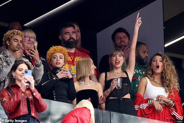 Taylor was at 13 of the Chiefs' NFL games last season, including the Super Bowl victory in Vegas