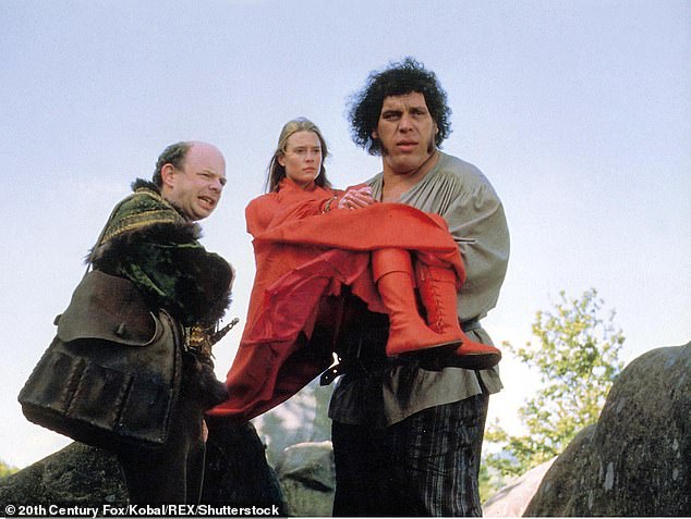 “You're lucky as an actor to have someone resonate with your work, and it seems like I hit the jackpot,” he said of The Princess Bride;  Wallace Shawn, Robin Wright and André the Giant were among the cast who starred in the film