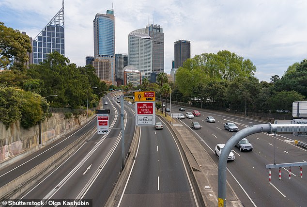 Cyclists are banned from cycling on highways (photos) or tunnels in NSW and will be fined for committing the offense