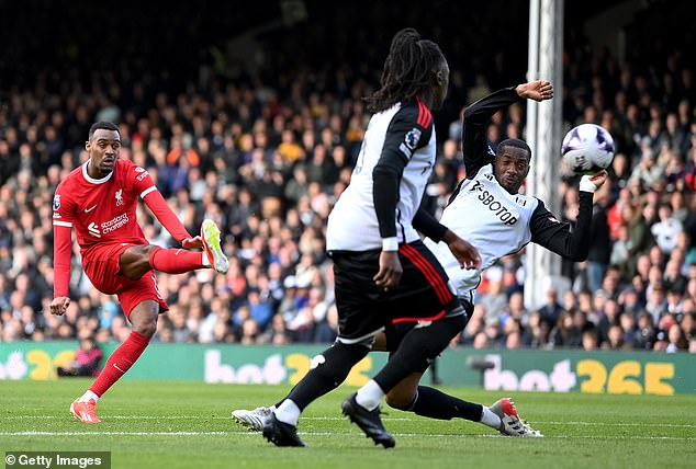 The 21-year-old produced an excellent finish to put the Reds ahead in the second half on Sunday