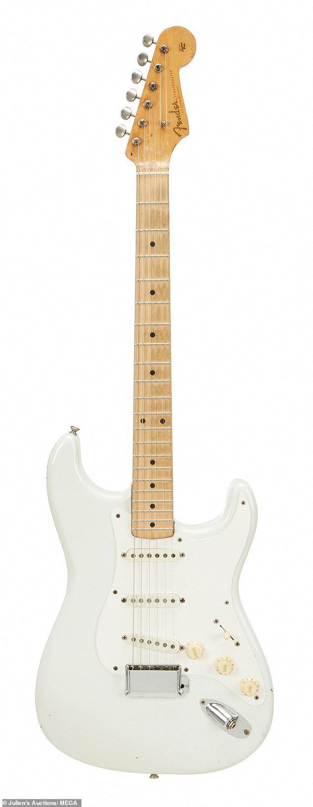 The 1955 Fender Stratocaster played by BTO on stage and in the studio could sell for between $100,000 and 200,000