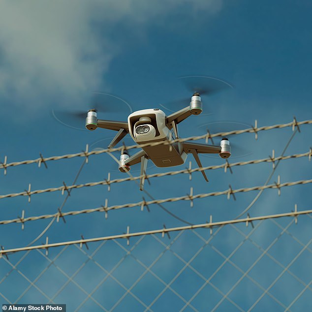 Quadcopter drones were used to confuse and distract Tehran's air defense systems, increasing the effectiveness of the punishing missile strikes (stock image)