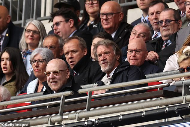 New co-owner Sir Jim Ratcliffe watched and Ten Hag came under heavy scrutiny