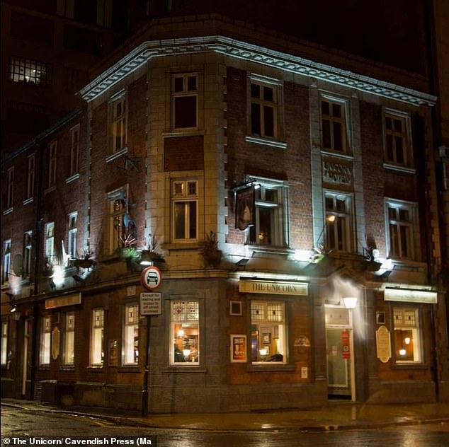 The incident took place on September 9 last year at the Unicorn pub (pictured) in Manchester city centre