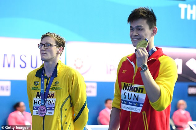 Australian swimmer Horton famously called out Sun Yang of China during his career