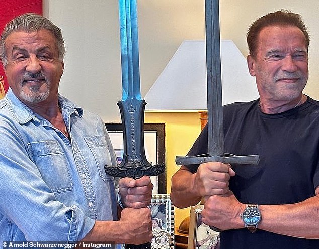 He told the story to friend Arnold Schwarzenegger and Harvey Levin for TMZ Presents Arnold & Sly: Rivals, Friends, Icons