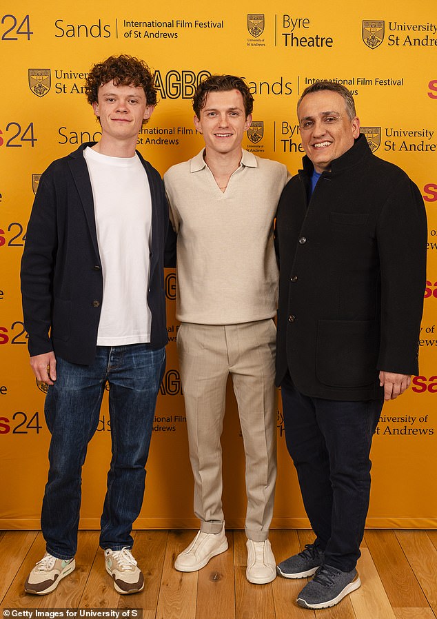 While the brothers shined in a short time, they were also joined by Tom's Marvel director Joe Russo