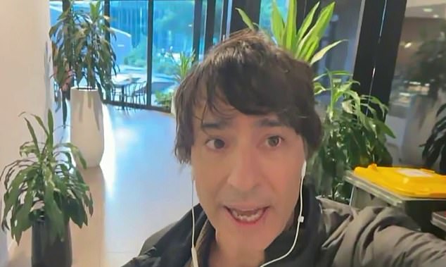 Arj Barker (pictured speaking to Sunrise on Tuesday) has doubled down on his decision but admitted it was an unfortunate situation for everyone involved