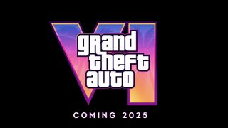 GTA 6 logo, 'coming 2025' is written underneath.