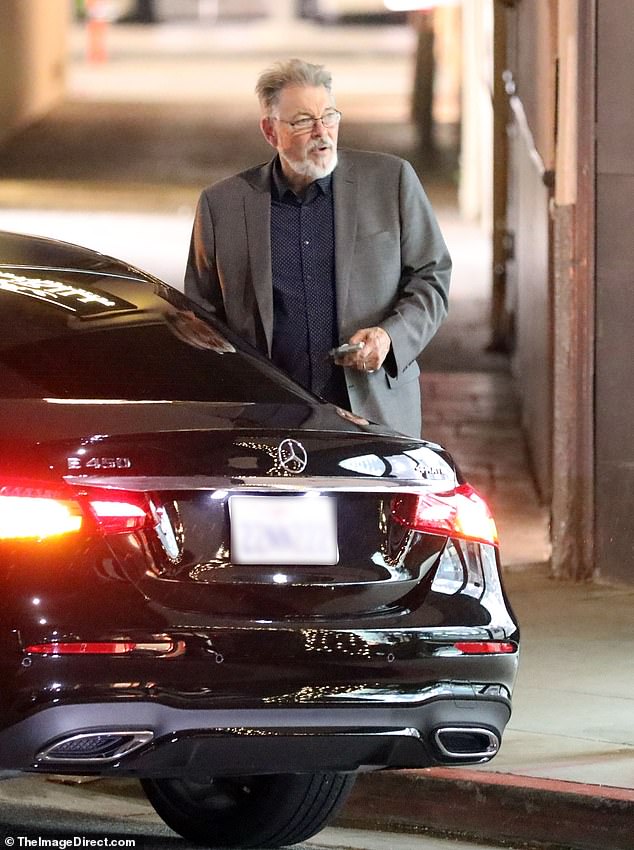 In addition to the 83-year-old Yorkshireman and the 75-year-old Texan, their other longtime co-star was Jonathan Frakes (pictured), who also directs several Star Trek TV series.