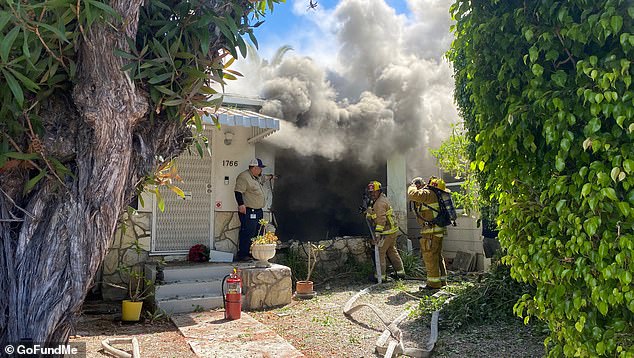 The house appears to have been fully restored after the August 5, 2022 crash