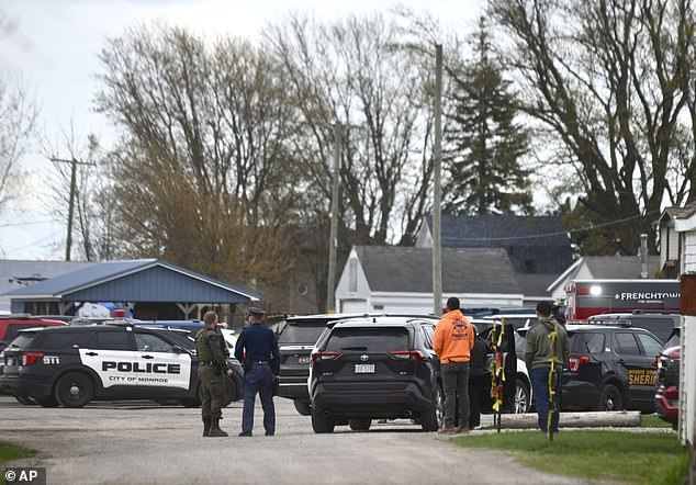 Authorities respond to Swan Creek Boat Club after a driver drove a vehicle through a building where a children's birthday party was taking place