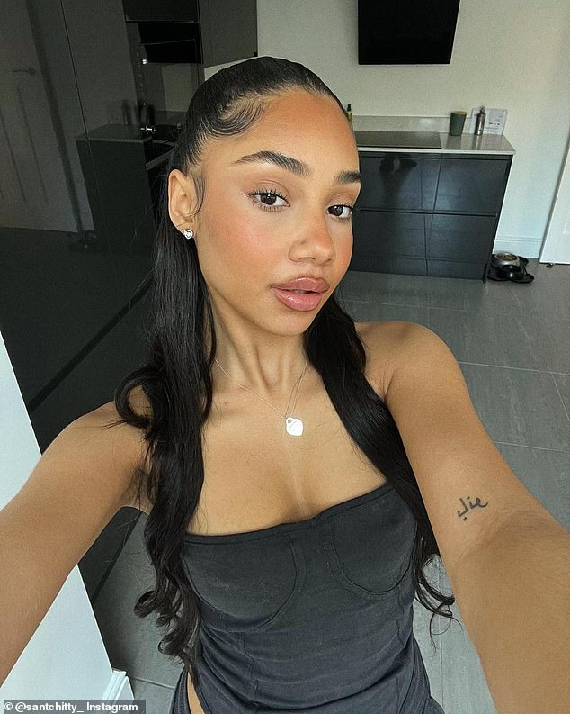 Jude reportedly dated Ghanaian model Asantewa (pictured) in 2023, but she kept the relationship private and never shared photos of the player on her social media pages.