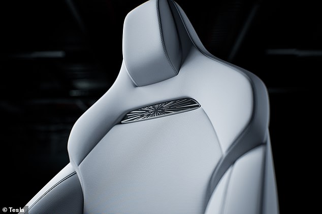 The interior is different from the other Model 3 interiors: it has special sports seats designed to improve driver stability