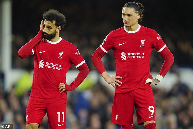 Mo Salah and Darwin Nunez's futures at the club were questioned by Carragher after the match