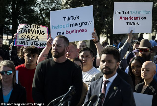 TikTok users and advocates held demonstrations on Capitol Hill last month, advocating for lawmakers to vote against the potential ban