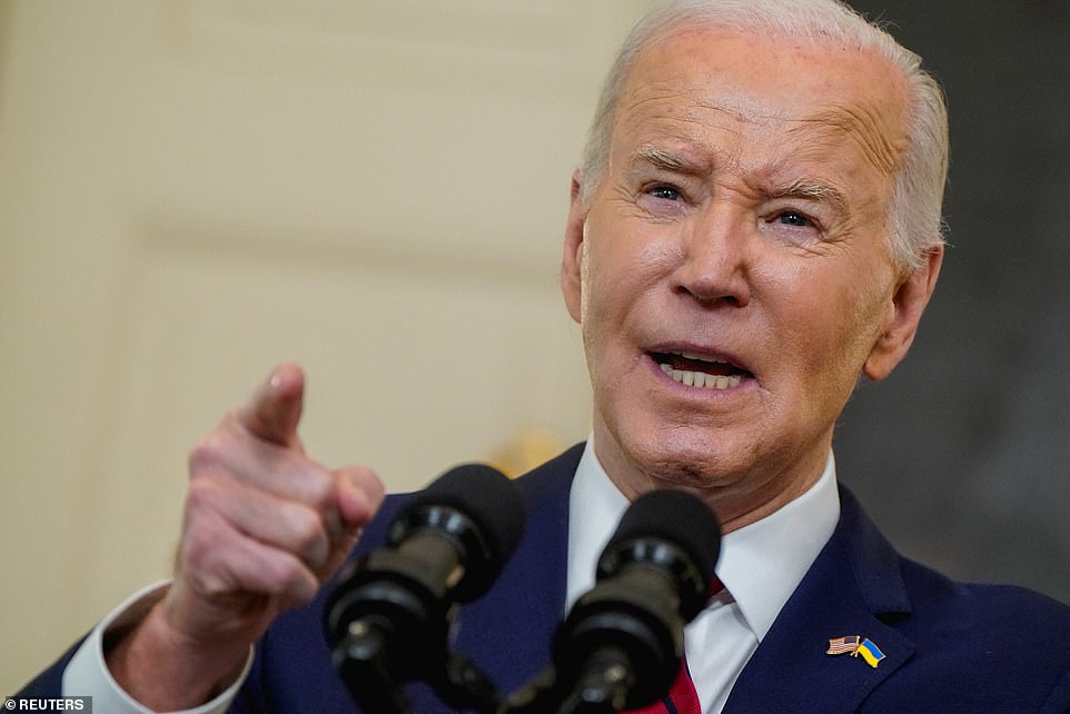 “By the way, remember when he was trying to deal with COVID and he said, just inject a little bleach into your veins?”  Biden asked, “He missed — it all went to his hair.”  That joke got the crowd going.  “I shouldn't have said that,” Biden said.