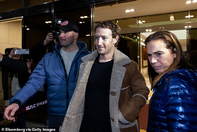 Mark Zuckerberg has revamped his clothes, wearing gold chains and fur coats as he strays from his standard T-shirt