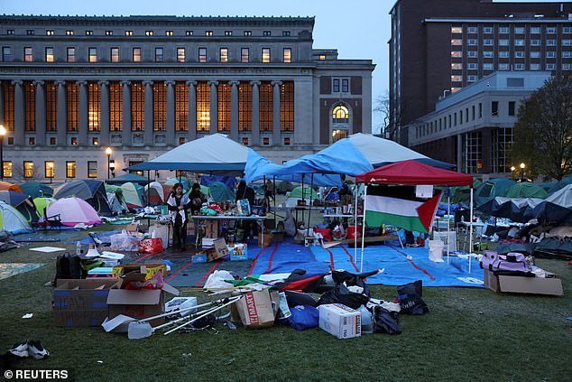 Rep. Alexandria Ocasio-Cortez (D-N.Y.) supports the large encampment of pro-Palestinian protesters who have flooded the Columbia University campus in recent weeks