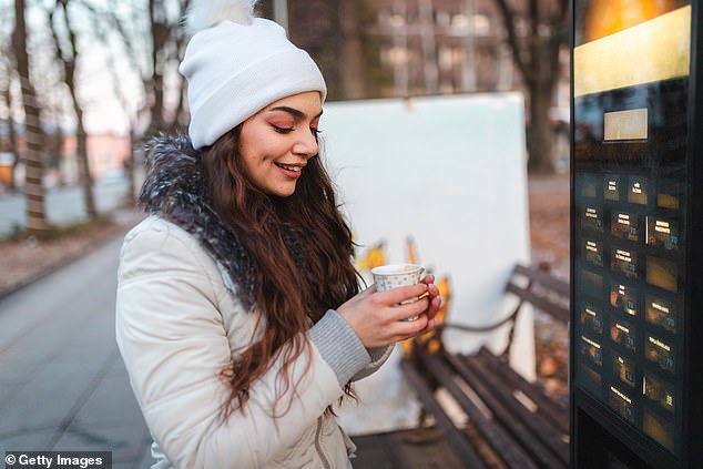 A coffee machine offers milk, coffee granules and sometimes sugar and syrups, attracting the little critters that can eat their way into the products before they are served to you