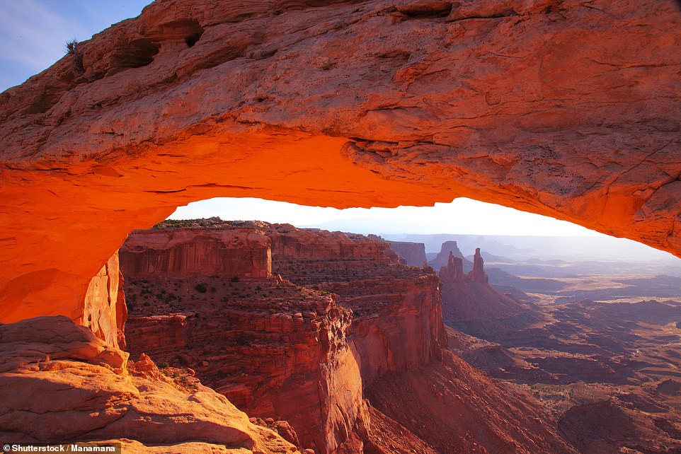 The train ends its journey in Moab, Utah, home to Canyonlands National Park (photo)