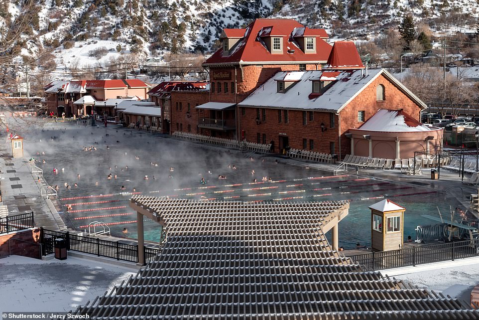 The trip includes an overnight stay in the Colorado town of Glenwood Springs (pictured), where Wild West gunfight legend Doc Holliday died in 1887.