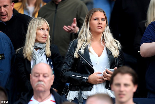 Fryer can regularly be seen cheering Rice on from the stands during his matches for Arsenal and England