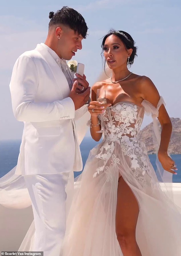 Scarlet tied the knot with TikTok star Tayo in Mykonos, Greece in September