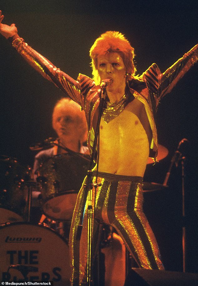 David Bowie played with his backing band The Spiders from Mars during the Ziggy Stardust era (1972).  The singer recruited the band but named them after a line from his song 'Ziggy Stardust'