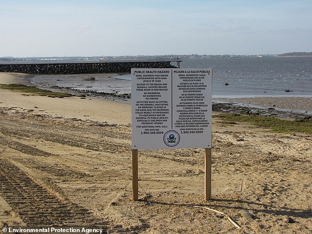 Raritan Bay Battle in New Jersey in Old Bridge and Sayreville is one of 155 Superfund sites.  Sea Land Development Corporation built the Laurence Harbor sea wall and western jetty using waste from the bottom of industrial blast furnaces