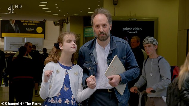 The pianist will star in a 70-minute Channel 4 documentary, The Incredibly Talented Lucy, which will focus on her and her music teacher Daniel Bath (pictured with Lucy)