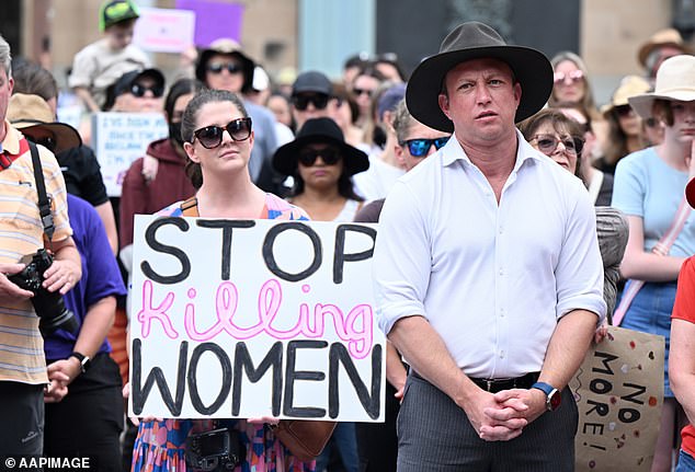 Queensland Premier Steven Miles (pictured) praised his state's residents for turning out at rallies in Brisbane to support the cause