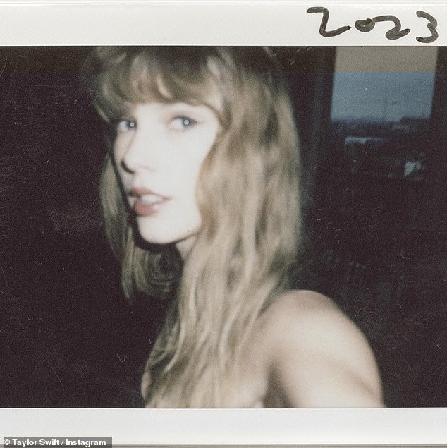 Swift prefaced her post by writing a message in the caption expressing that she was 