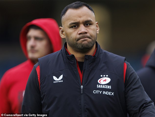 Vunipola was seen playing for Saracens in their Premiership Rugby match against Bath on Friday