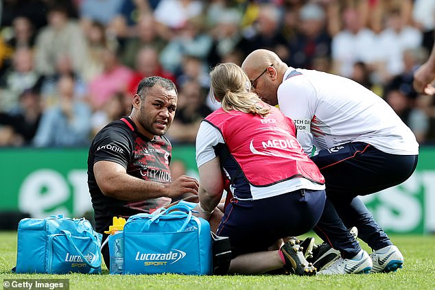 Vunipola suffered a knee injury with Saracens during the Heineken Champions Cup last year