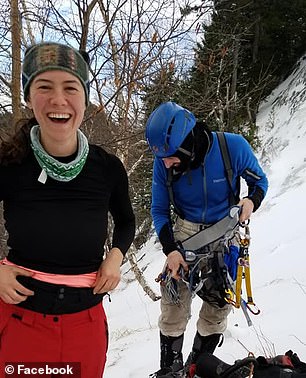 The other climber, Melissa Orzechowski (left), survived the treacherous fall and suffered 'severe traumatic injuries'