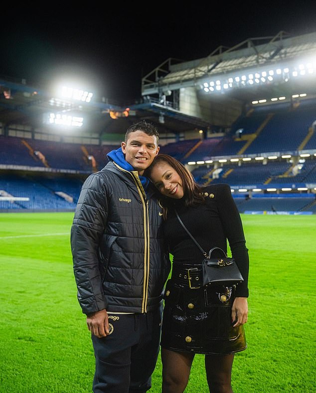 Silva's outspoken partner Belle (right) all but confirmed his impending departure after calling the FA Cup semi-final defeat to Man City his 'last dance'