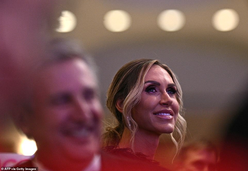 “Lara Trump is here tonight,” the comedian said, to which one person cheered and he replied, “Okay, I got one 'woo.”  She recently released a cover of the song I Won't Back Down,” he continued.  “When he heard it, Tom Petty died again.  I can't believe I'm saying this to a member of the Trump family, but maybe stick to politics?”