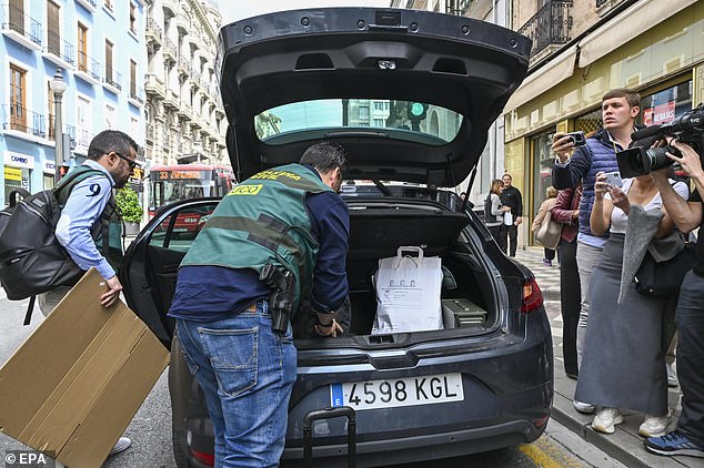 Police searched former President Rubiales' apartment in March