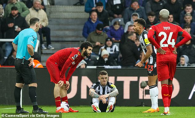 Trippier has been sidelined since suffering a calf injury during the 3-0 win over Wolves on March 2