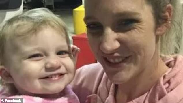 The court was told Kerri-Ann Conley (pictured with Darcey-Helen) angrily talked about a nurse who confronted Conley about leaving her daughter in the company of a minor shortly after her birth