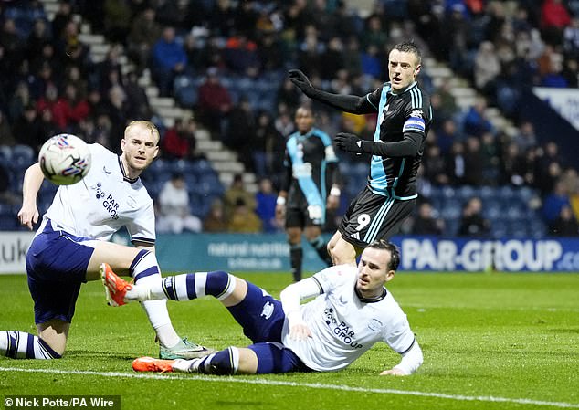 Vardy broke the deadlock with a calm finish in the closing stages of the first half