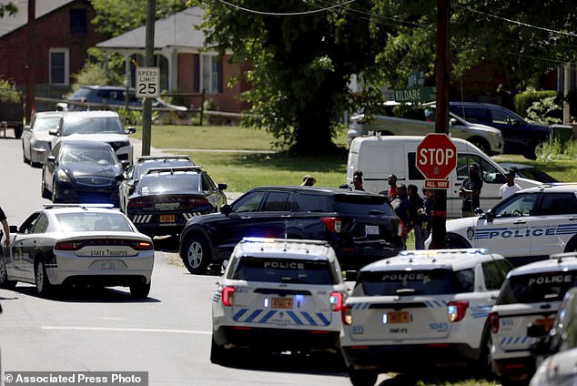 Multiple police vehicles respond in the area