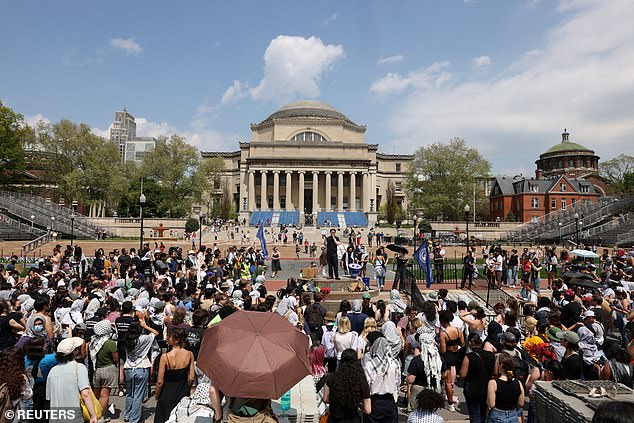 Students at Columbia were the first from an elite college to set up an encampment demanding the school divest from Israel during the war between Israel and Hamas.