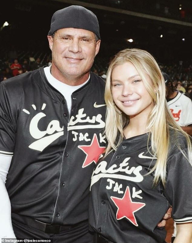 Canseco is the daughter of former MLB slugger Jose Canseco, who played 17 seasons in the pros